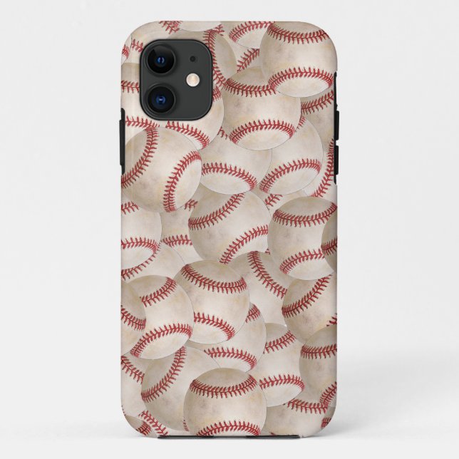 Baseballs Case-Mate iPhone Case (Back)