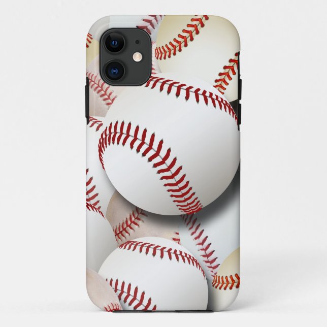 Baseballs Collage Case-Mate iPhone Case (Back)