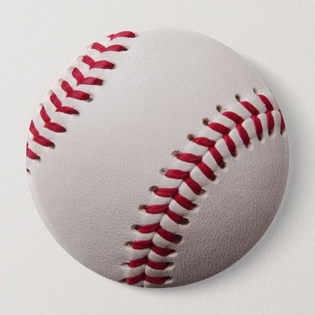 Baseballs - Customize Baseball Background Template 4 Inch Round Button (Front)
