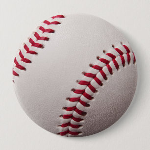Baseballs - Customize Baseball Background Template 4 Inch Round Button