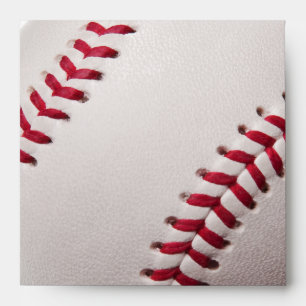Baseballs - Customize Baseball Background Template Envelopes