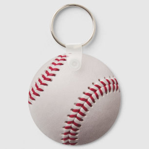 Baseballs - Customize Baseball Background Template Keychain