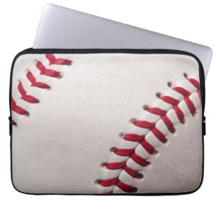 Baseballs - Customize Baseball Background Template Laptop Sleeve