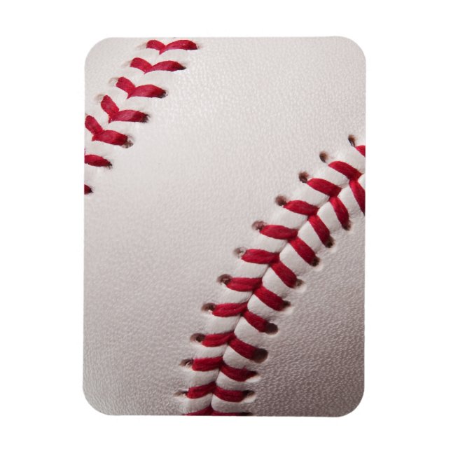 Baseballs - Customize Baseball Background Template Magnet (Vertical)