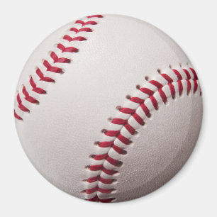 Baseballs - Customize Baseball Background Template Magnet