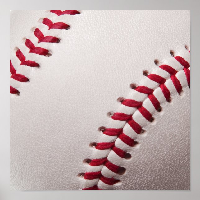 Baseballs - Customize Baseball Background Template Poster (Front)