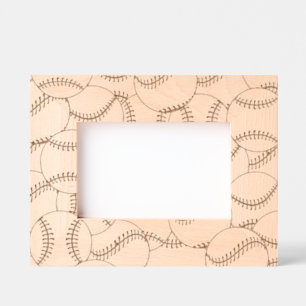 Baseballs Laser Etched Picture Frame