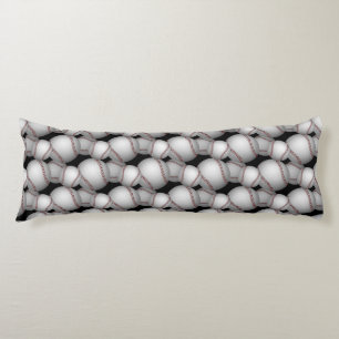 Baseballs Pattern Body Pillow
