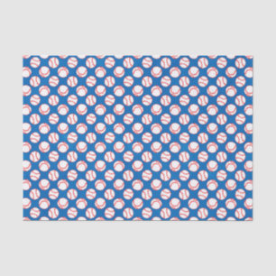 Baseballs Pattern Tissue Paper