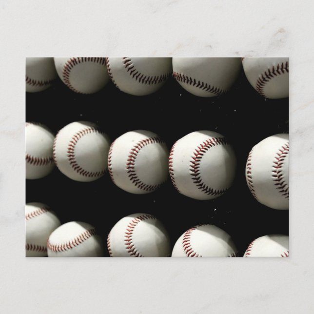 Baseballs Postcard (Front)