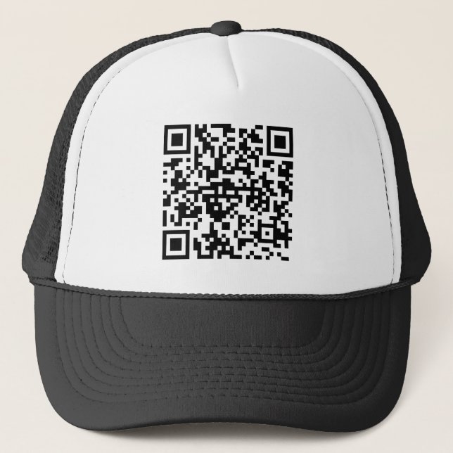 Basecap QR code Trucker Hat (Front)