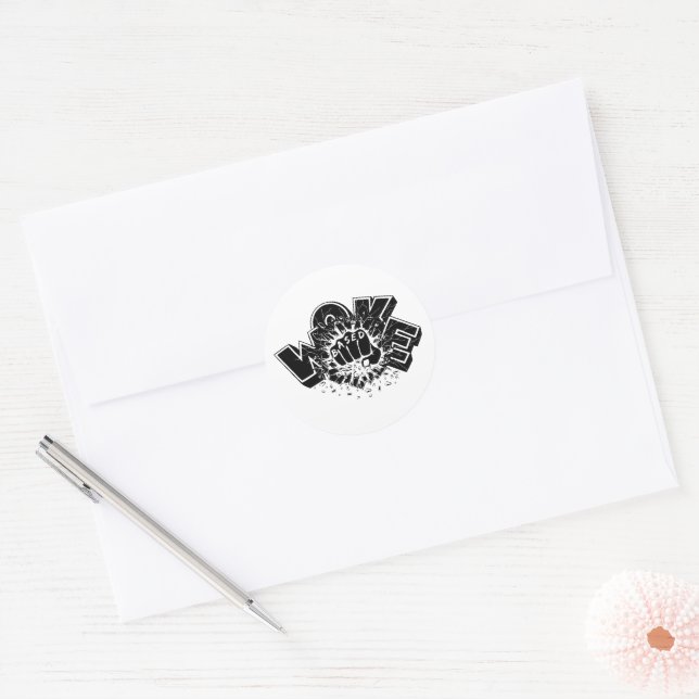 BASED CLASSIC ROUND STICKER (Envelope)