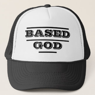BASED GOD TRUCKER HAT