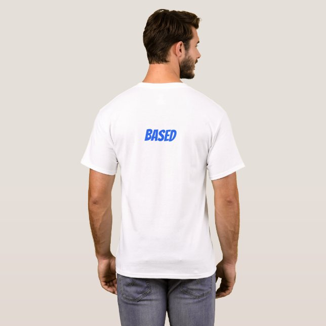 Based Israel Zionist t shirt (Back Full)