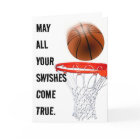 BASEKETBALL BIRTHDAY GREETING CARD