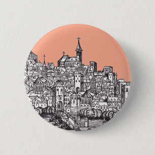 Basel city in northwestern Switzerland 2 Inch Round Button