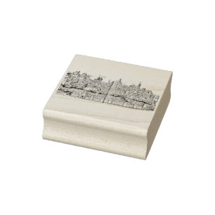 Basel city in northwestern Switzerland Rubber Stamp