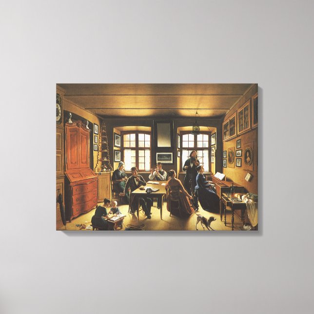 Basel Family Concert by Sebastian Gutzwiller Canvas Print (Front)