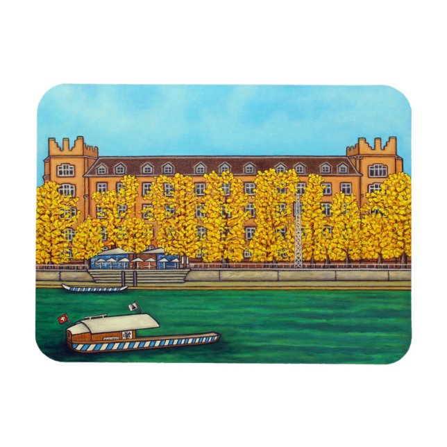 Basel Kaserne Magnet par Lisa Lorenz (Horizontal)