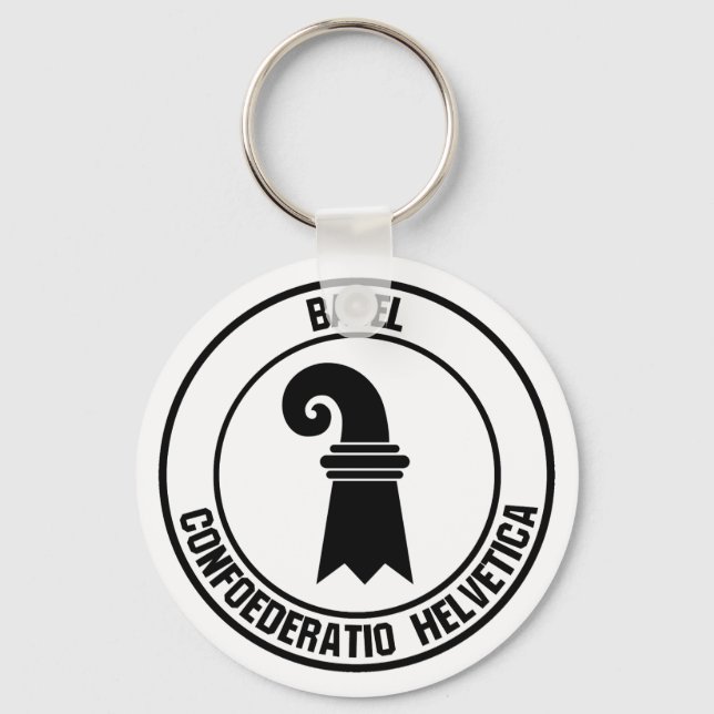 Basel Round Emblem Keychain (Front)