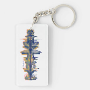 Basel Skyline Keychain