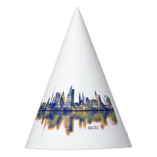 Basel Skyline Party Hat