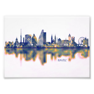 Basel Skyline Photo Print