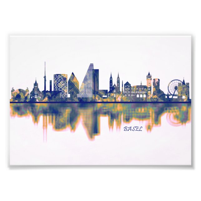 Basel Skyline Photo Print (Front)