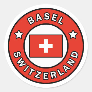 Basel Switzerland Classic Round Sticker