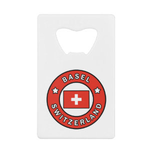 Basel Switzerland Credit Card Bottle Opener