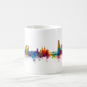 Basel Switzerland Skyline Coffee Mug