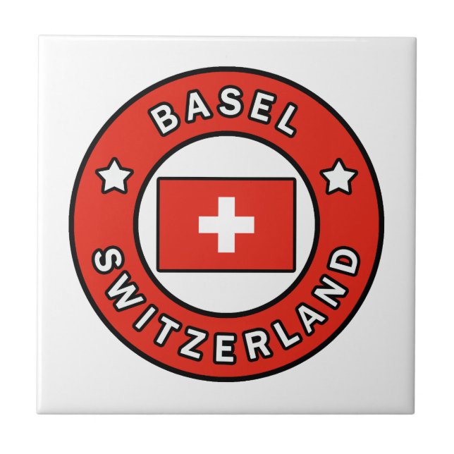 Basel Switzerland Tile (Front)
