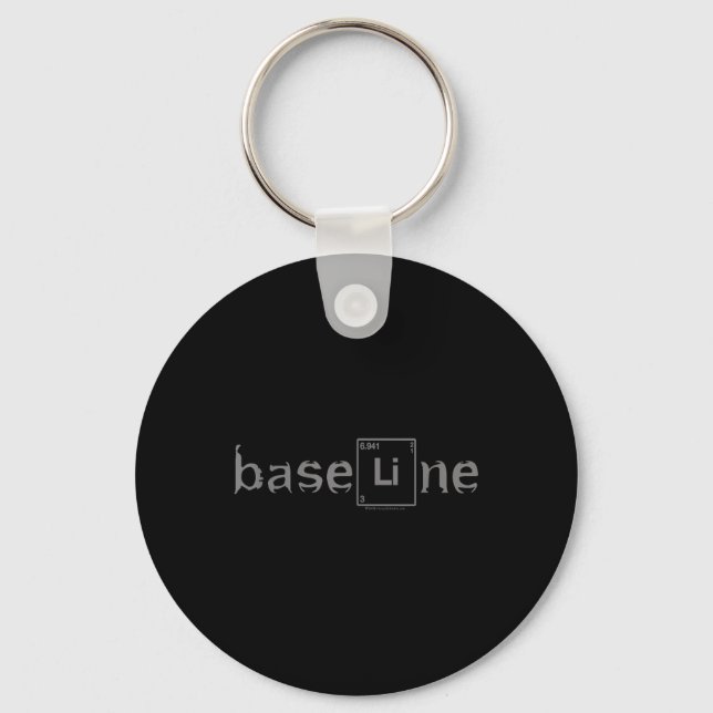 Baseline Lithium Element Bipolar Disorder Awarenes Keychain (Front)