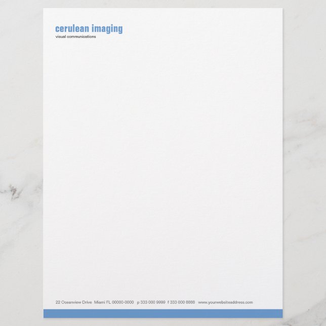 Baseline Panel Cerulean Letterhead (Front)