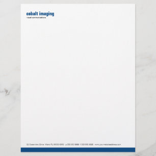 Baseline Panel Cobalt Letterhead