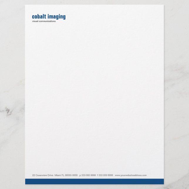 Baseline Panel Cobalt Letterhead (Front)