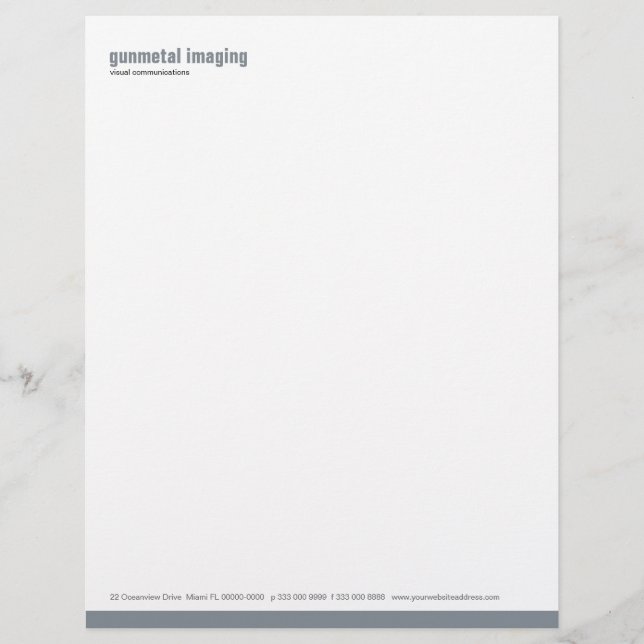 Baseline Panel Gunmetal Letterhead (Front)