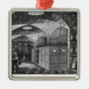 Basement of the Bank of France in Paris, 1897 Metal Ornament