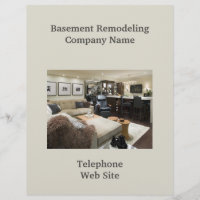 Basement Remodeler Business Flyer