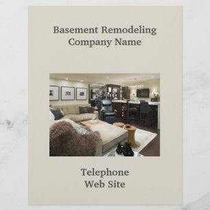 Basement Remodeler  Business Flyer
