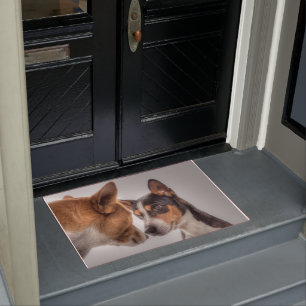 Basenji and Friend Doormat