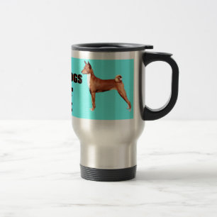 BASENJI BARK TRAVEL MUG