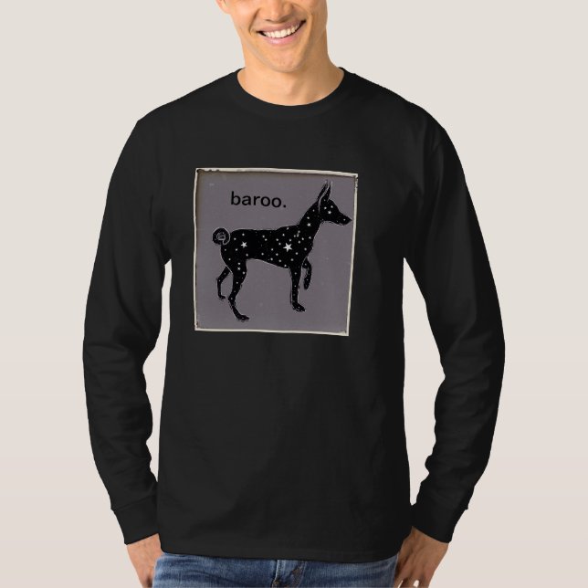 basenji baroo long-sleeve t-shirt (Front)