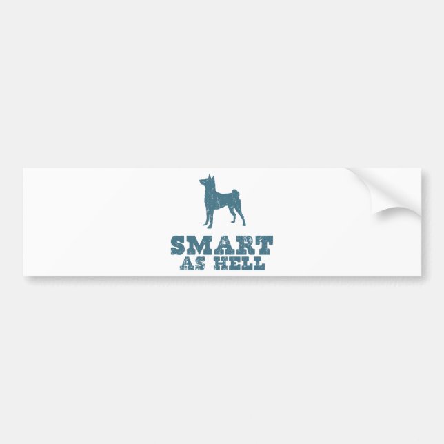 Basenji Bumper Sticker (Front)