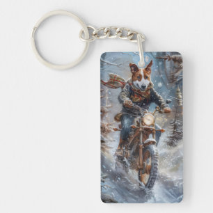 Basenji Chien équitation Moto Noël