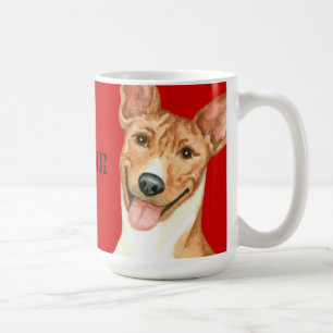 Basenji Colour Block Coffee Mug