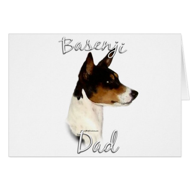 Basenji Dad 2 (Front Horizontal)