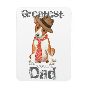 Basenji Dad Magnet