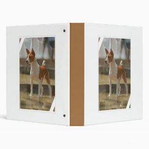 Basenji Dog  Binder