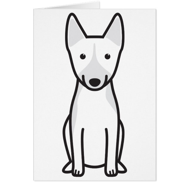 Basenji Dog Cartoon (Front)
